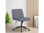 Chaise de bureau - Velours - Gris fonc¨¦ - Artigeo SDJW44796