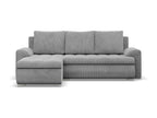 Gauche Canap¨¦ d'angle avec fonction couchage Corde - Gris DTDY06724