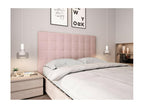 Tête de lit capitonnée en tissu Chezlova - Rose Largeur - 160 cm HEWP63019