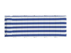Coussin de chaise longue rayures bleues/blanches 180x60x3 cm TQNQ98372