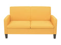 Canapé 2 places de jaune 135x65x76 cm 02 0020022 CKQP64212