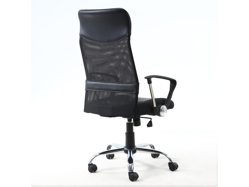 Chaise de Bureau Artigeo relevable et Fauteuil inclinable en Simili Cuir Noir FJDP77934