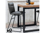 Chaise de bar pivotante gris occasion Decohaute lot de 2 MCHX68744