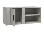 Meuble TV Gris b¨¦ton 80x31.5x36 cm Bois d'ing¨¦nierie VZGN96179