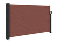 Auvent latéral latéral rétractable marron 120x500 cm XGRF40888