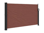 Auvent latéral latéral rétractable marron 120x500 cm XGRF40888