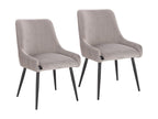 Lot de 2 chaises de salle ¨¤ mangeoire QPSX45953