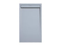 Receveur de douche Gris finition Lisse Artigeo SMART grille de couleur - 160x80 cm ZMOW16339