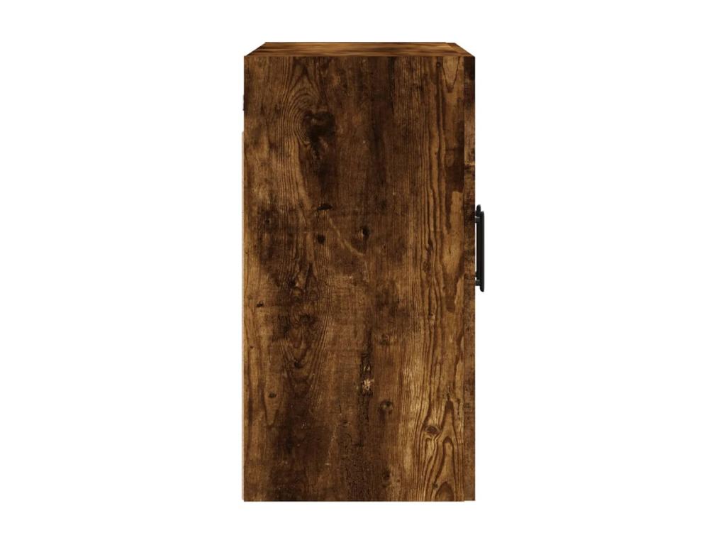 Armoire murale ch¨ºne fum¨¦ 60x31x60 bois d'ing¨¦nierie PJIV07749