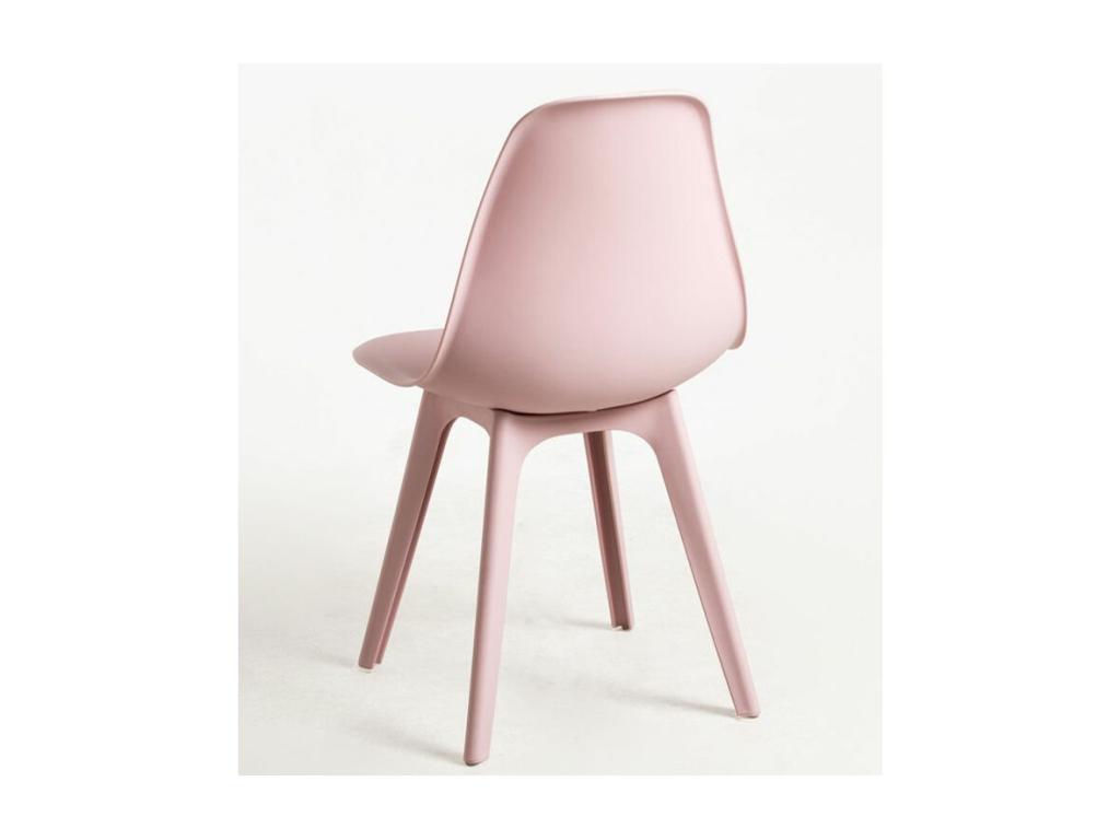 Chaise polypropylène¨¨ne rose clair Chezlova - Lot de 2 SJGO22306