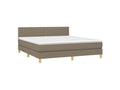 Sommier ¨¤ Artigeo de lit avec matelas LED Artigeo 160x200 Tissu CUBF35232