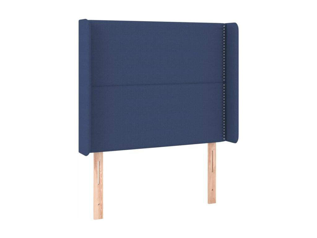 Sommier ¨¤ Décohaute de lit matelas LED Bleu 100x200 Tissu DNNT85749