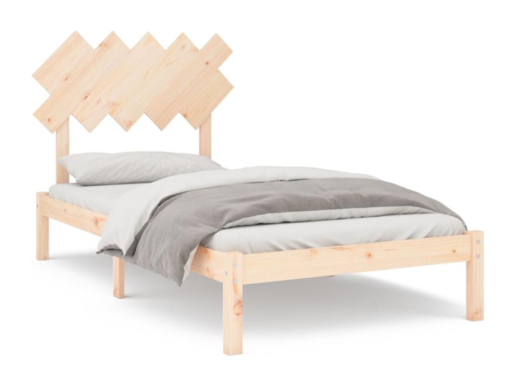 Cadre de lit 100x200 cm Bois massif FQZG94400