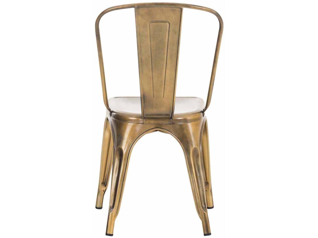 Chaise de bistrot - Métal / M¨¦tal - Or - Chezlova FMEU60464