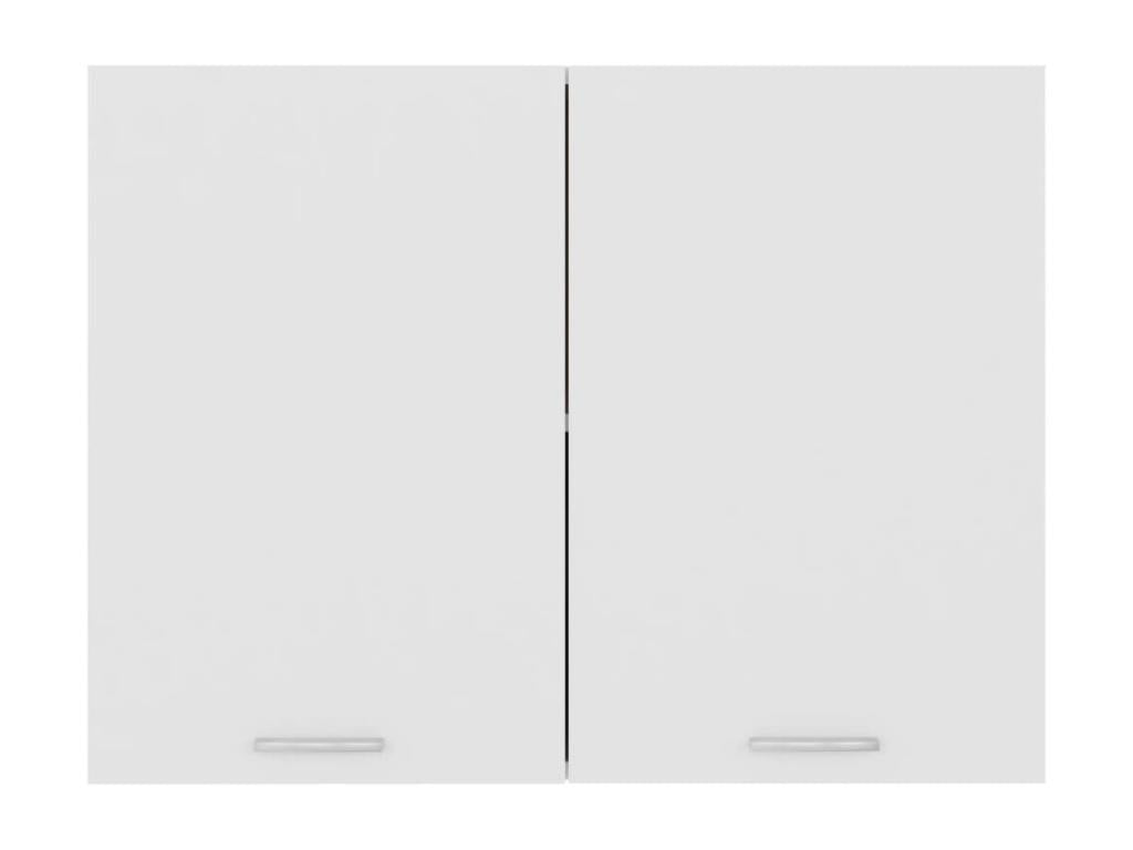 Armoire Blanc 80x31x60 cm Bois d'ing¨¦nierie suspendue HGLM73706