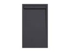 Receveur de douche Anthracite finition Ardoise Chezlova SMART grille de couleur - 170x70 cm TFOQ27804