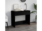 Table console Noir 89x41x76.5 Acier IQKU86201