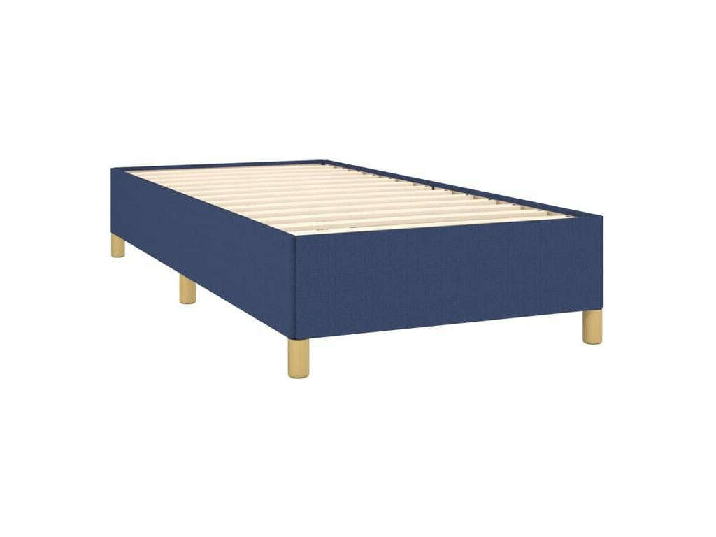 Sommier ¨¤ Artigeo de lit avec matelas Bleu 100x200 Tissu SJBP07820