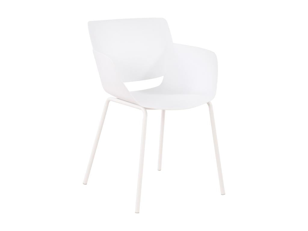 chaise salle à manger - Plastique - Blanc - Artigeo TCCS98847