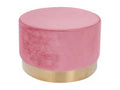 Pouf Rond D¨¦co Chezlova 55cm Rose Fonc¨¦ HUDK51017