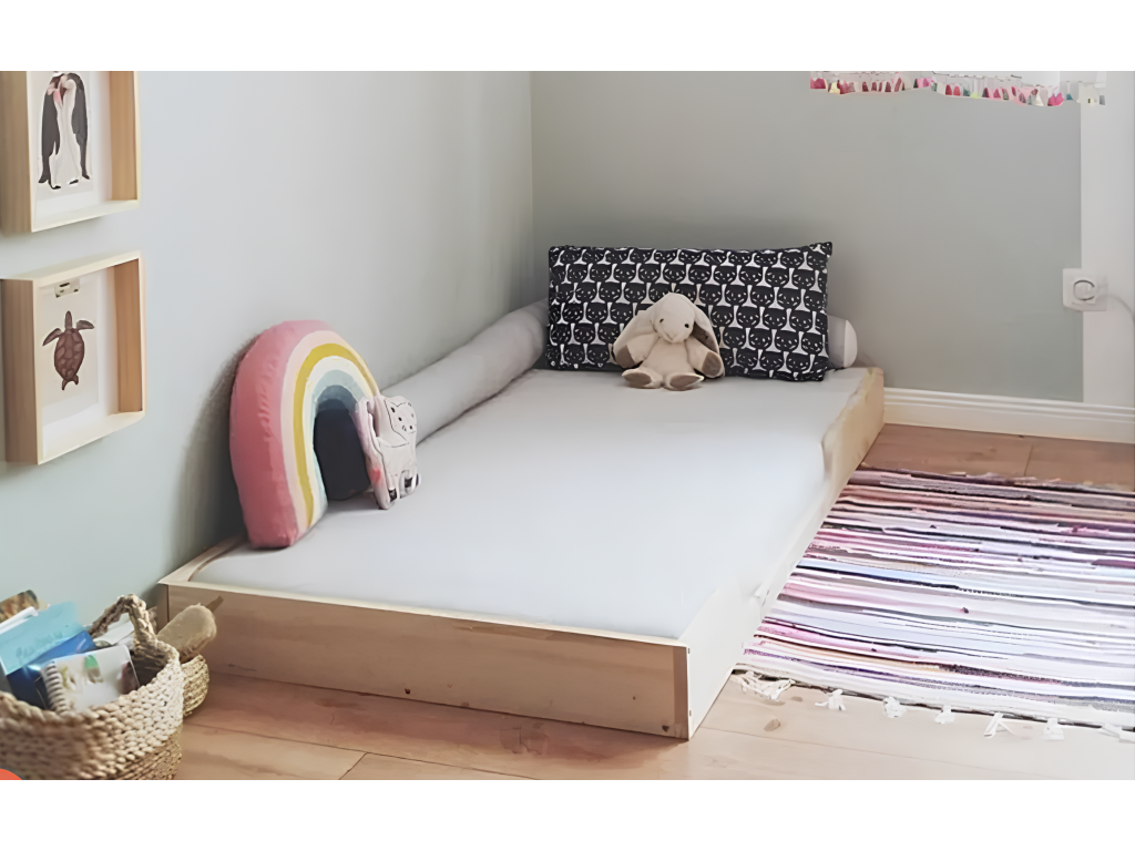 Lit de sol avec cadre BTCP08656